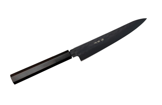 堺孝行 黒影 ペティ 150mm 黒檀八角柄