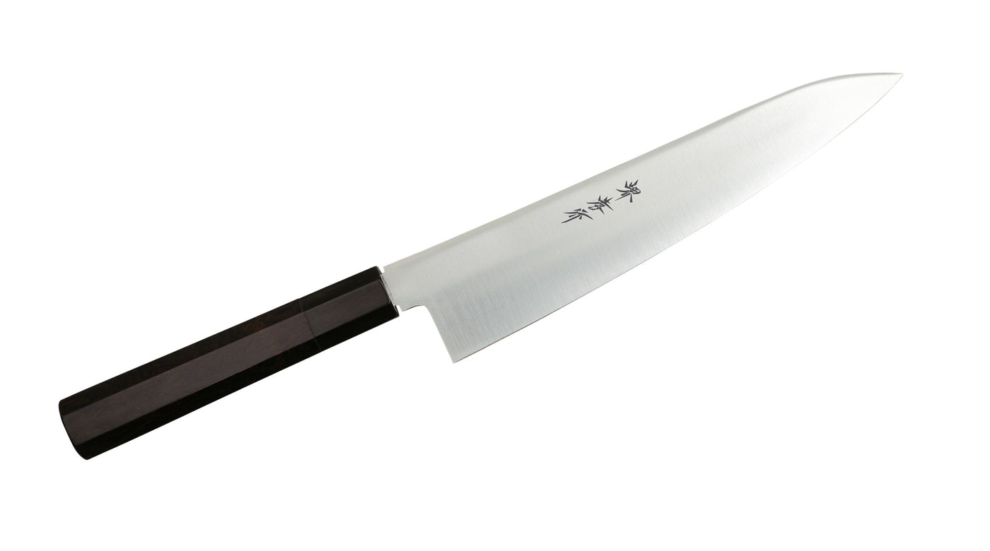堺孝行 イノックス 和式 牛刀 210mm 黒檀八角柄｜刃