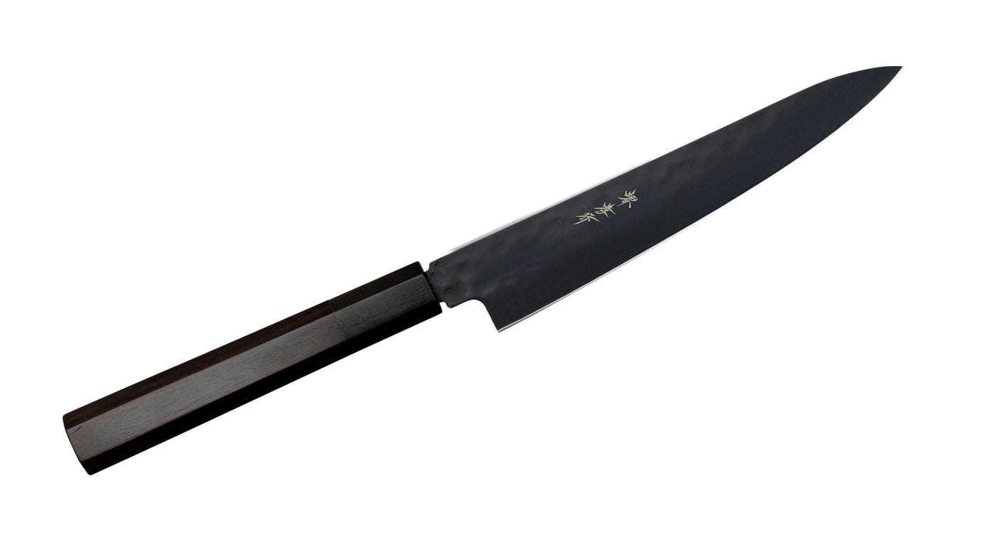 堺孝行 黒影 ペティ 150mm 黒檀八角柄｜刃